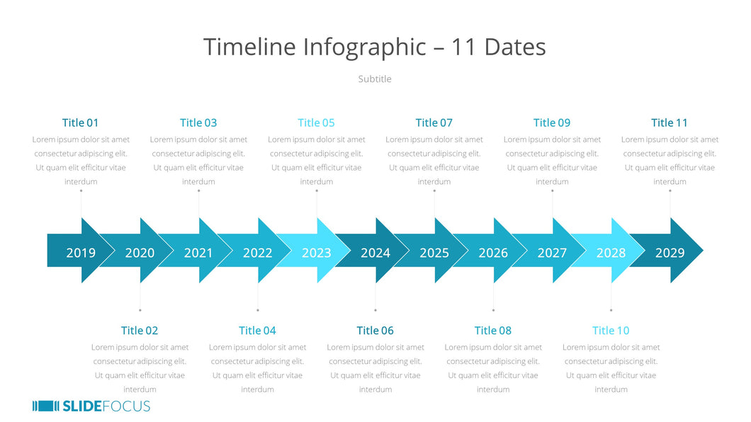 Timeline Infographic 11 Dates