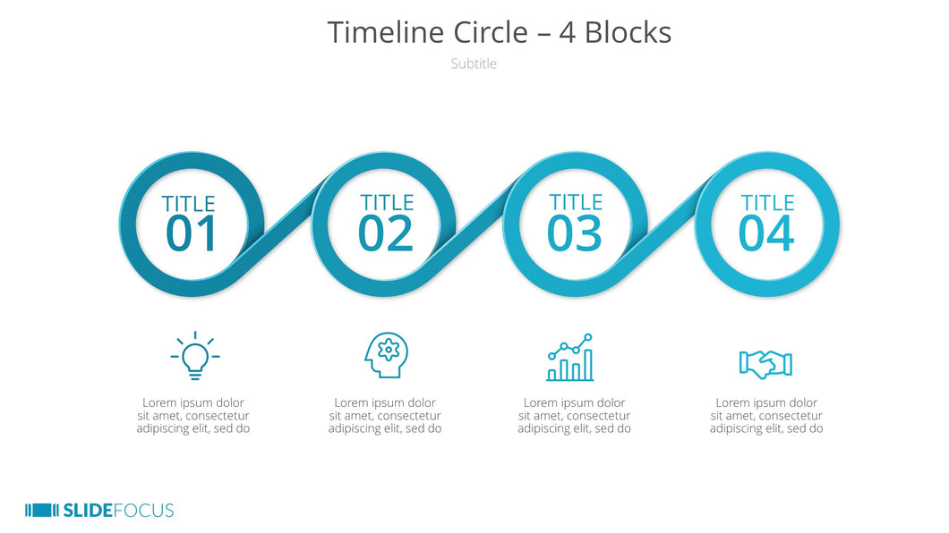 Timeline Circle 4 Blocks