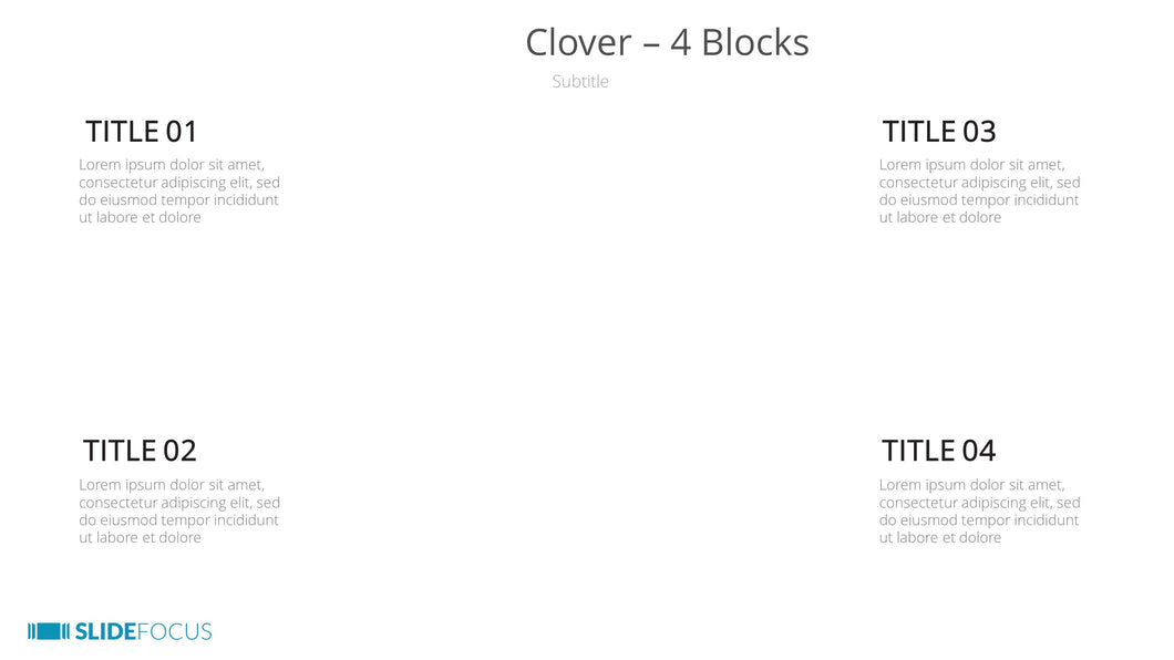 Clover 4 Blocks