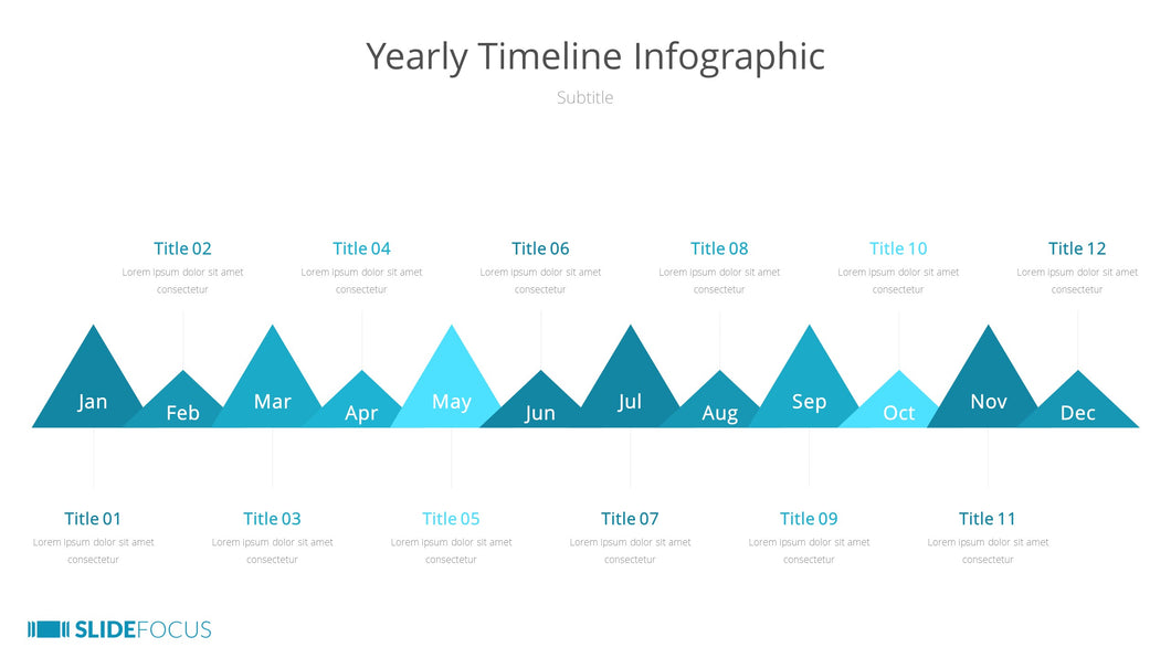 Yearly Timeline Infographic