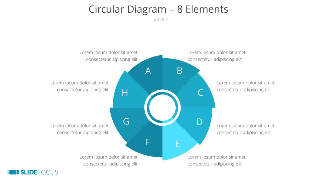 Circular Diagram 8 Elements
