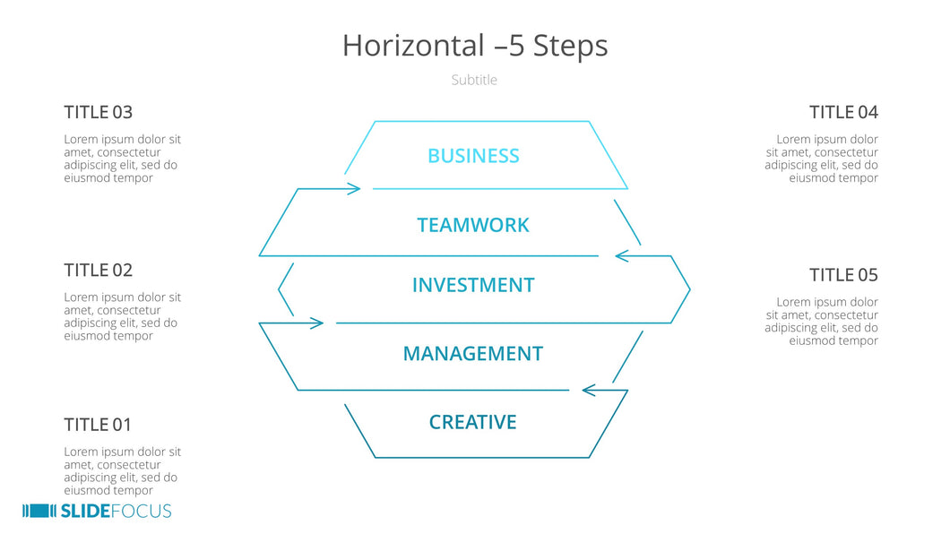 Horizontal 5 Steps