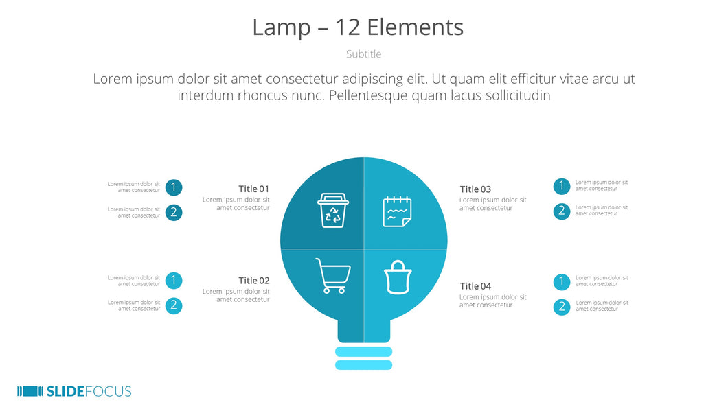 Lamp 12 Elements