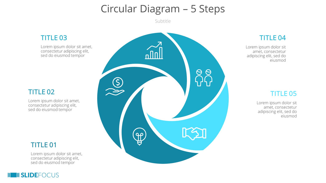 Circular Diagram 5 Steps