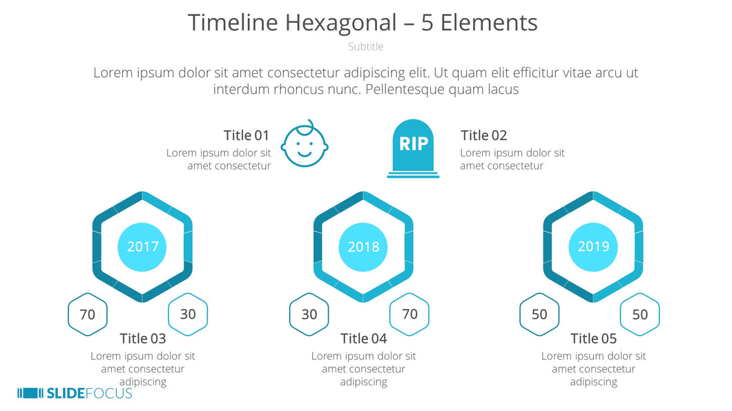 Timeline Hexagonal 5 Elements