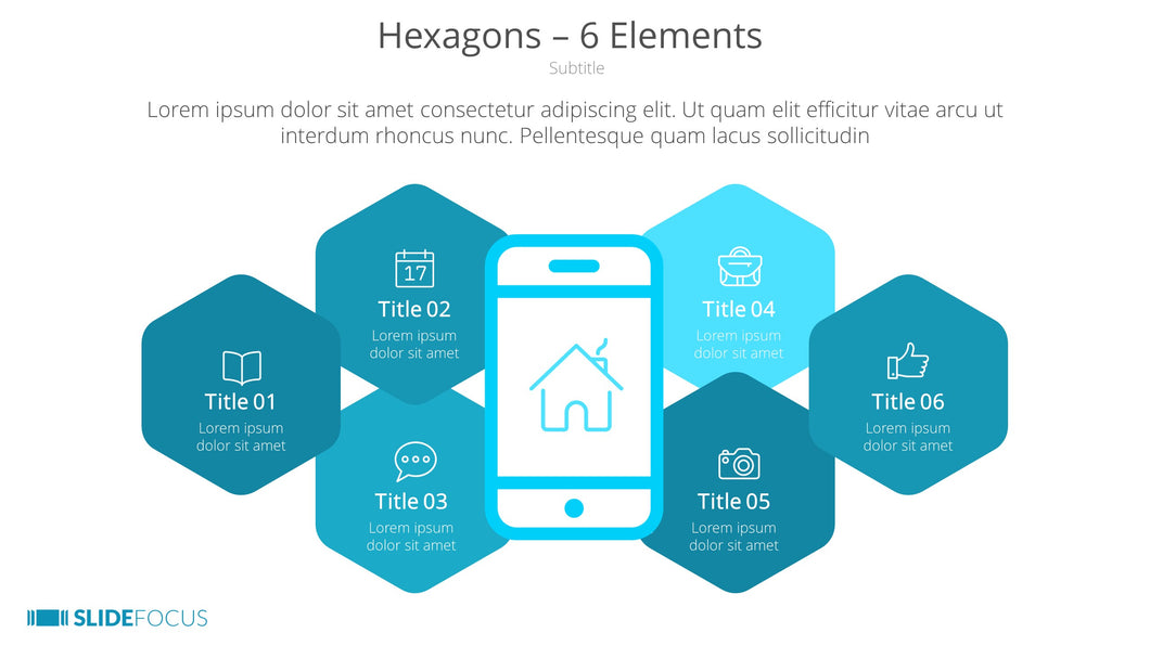 Hexagons 6 Elements