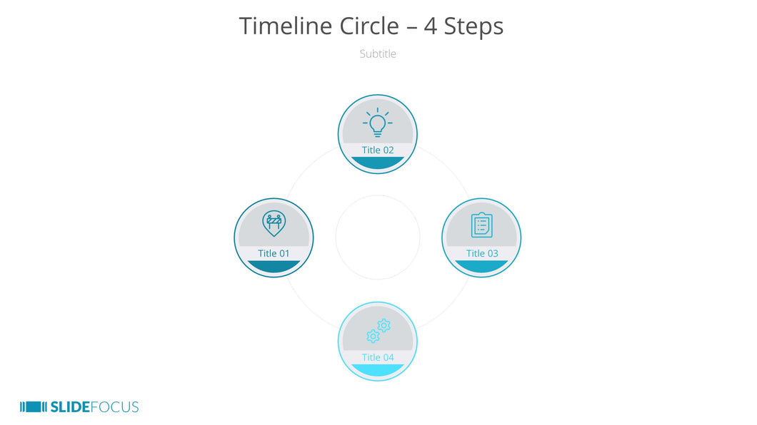 Timeline Circle 4 Steps