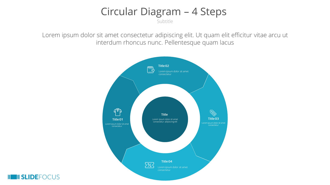 Circular Diagram 4 Steps