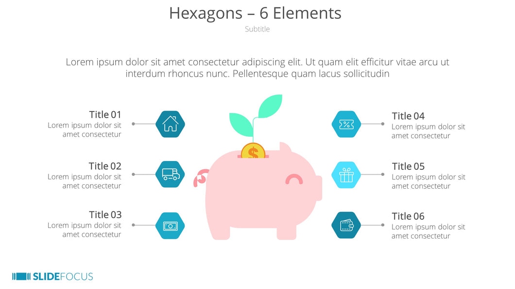 Hexagons 6 Elements