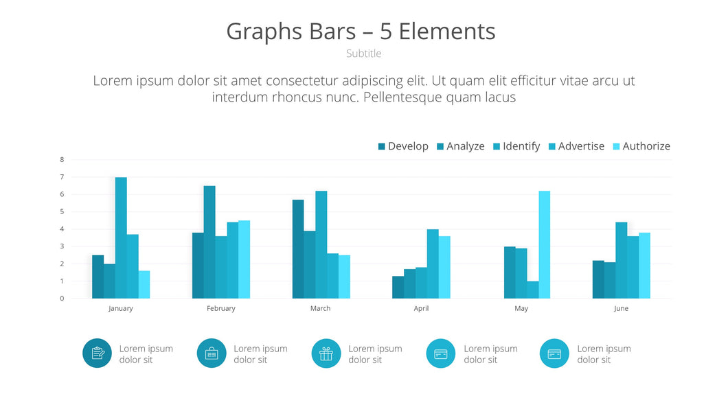 Graphs Bars 5 Elements