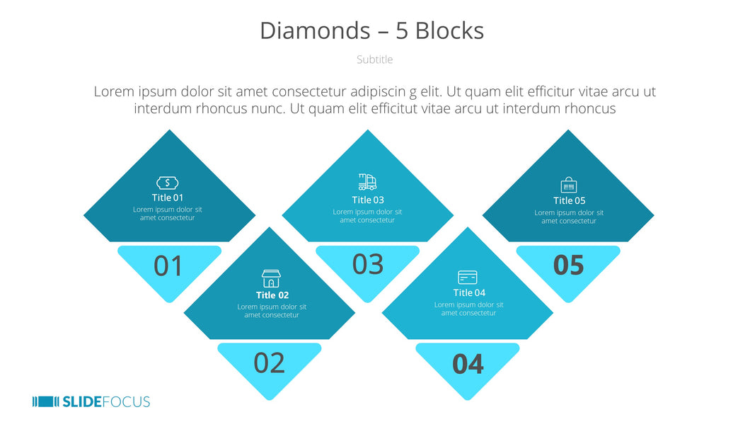 Diamonds 5 Blocks