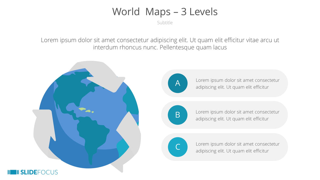 World Maps 3 Levels