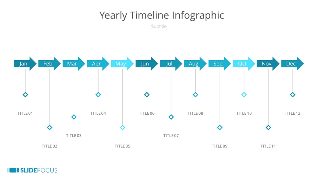 Yearly Timeline Infographic