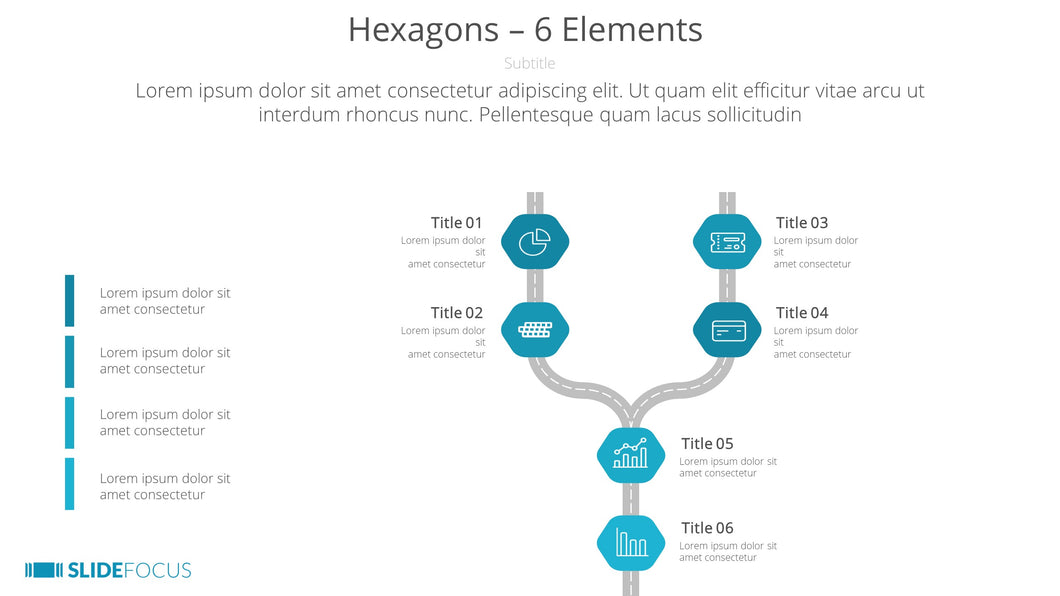 Hexagons 6 Elements