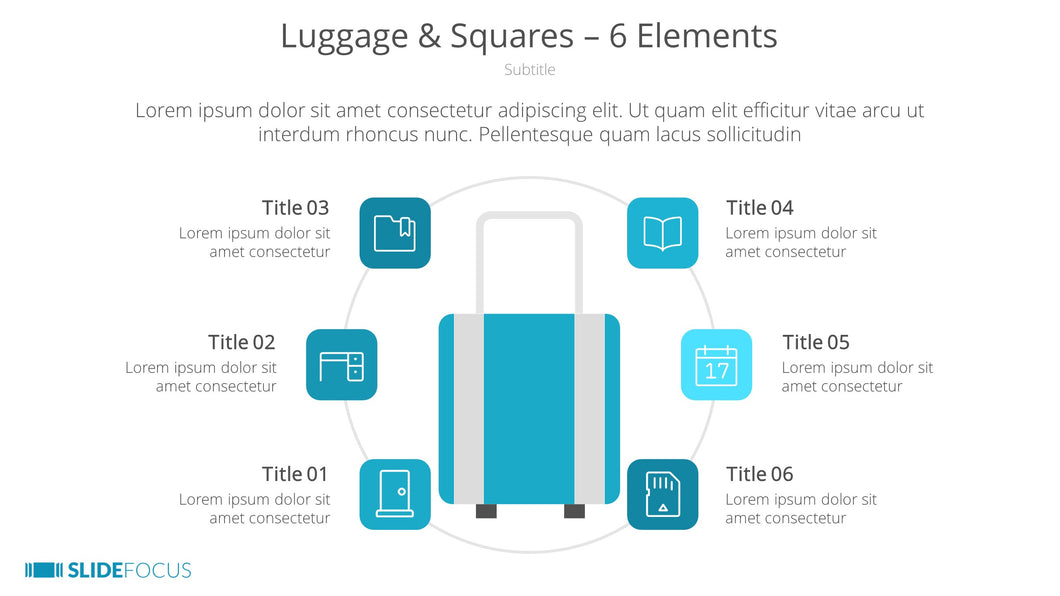 Luggage Squares 6 Elements
