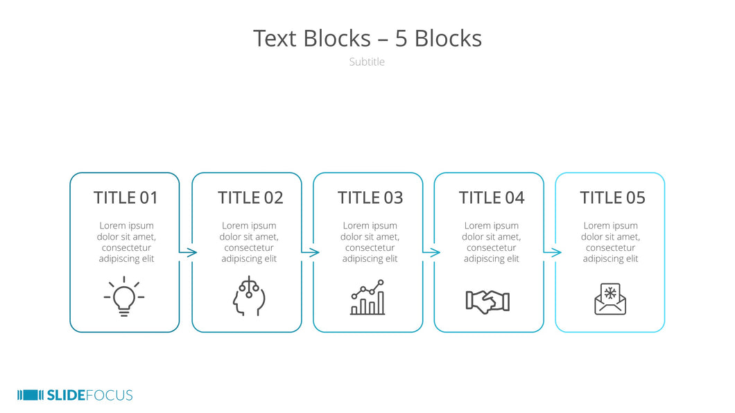 Text Blocks 5 Blocks