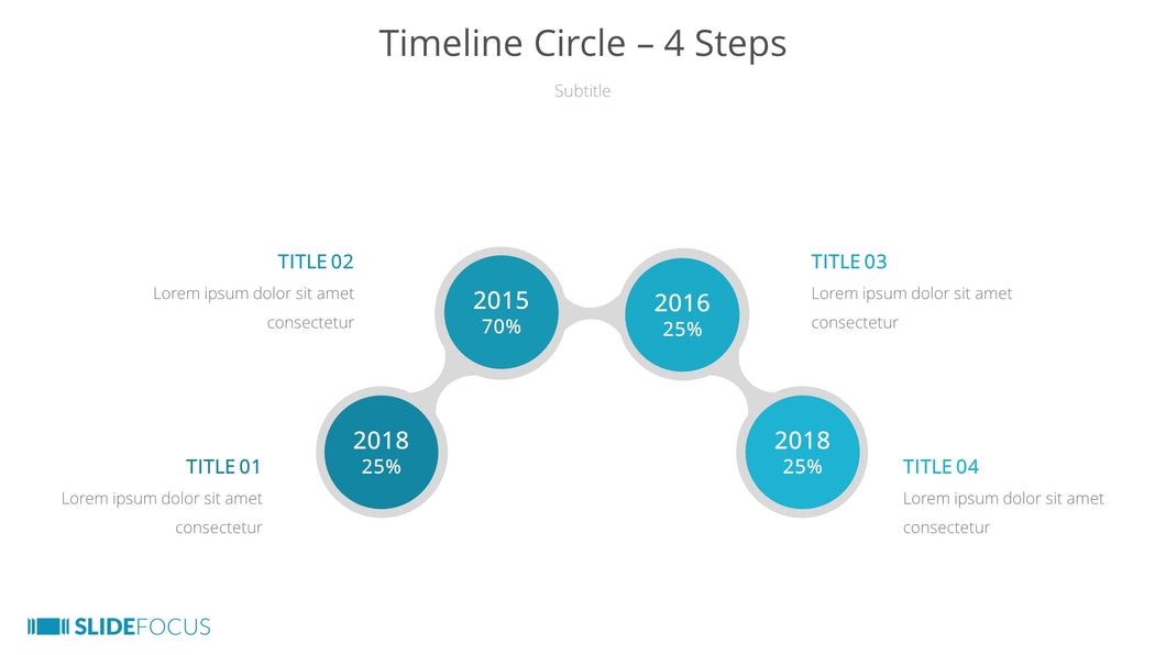 Timeline Circle 4 Steps