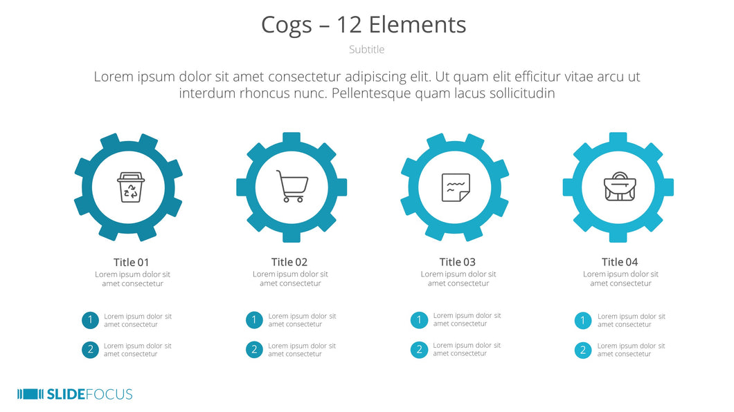 Cogs 12 Elements