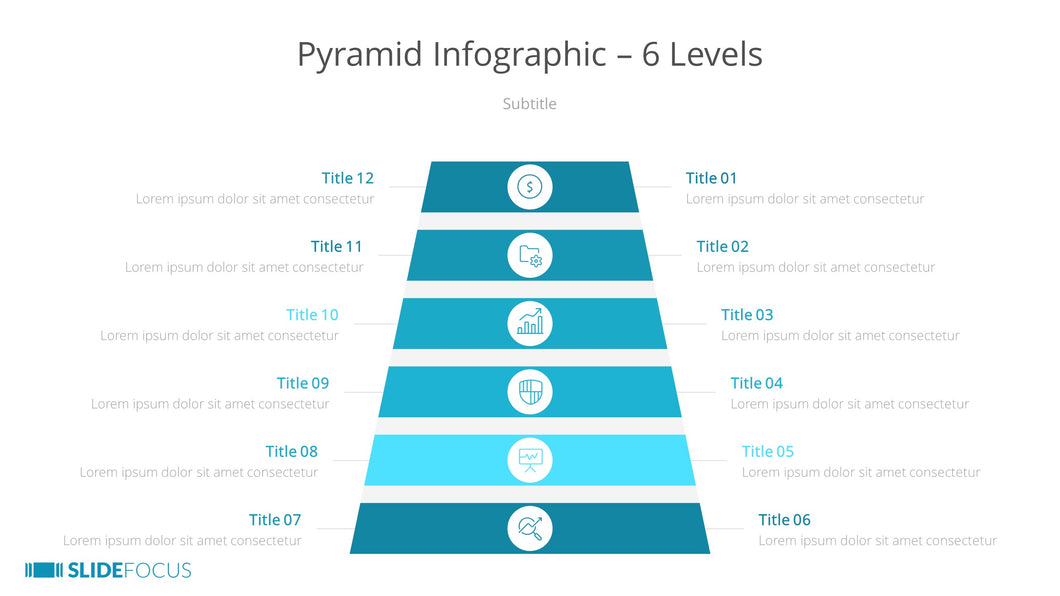 Pyramid Infographic 6 Levels