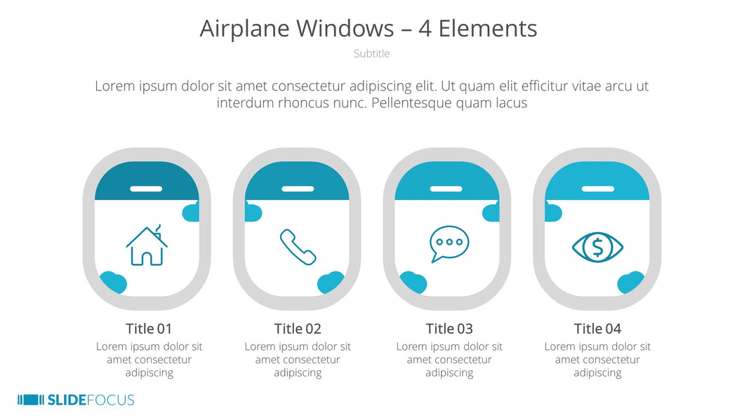 Airplane Windows 4 Elements
