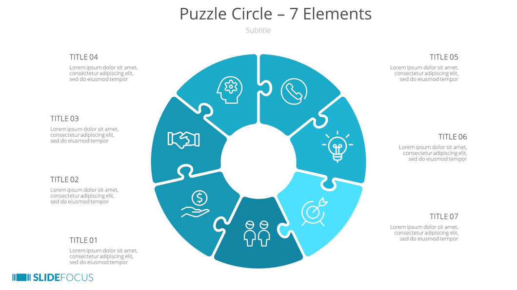 Puzzle Circle 7 Elements