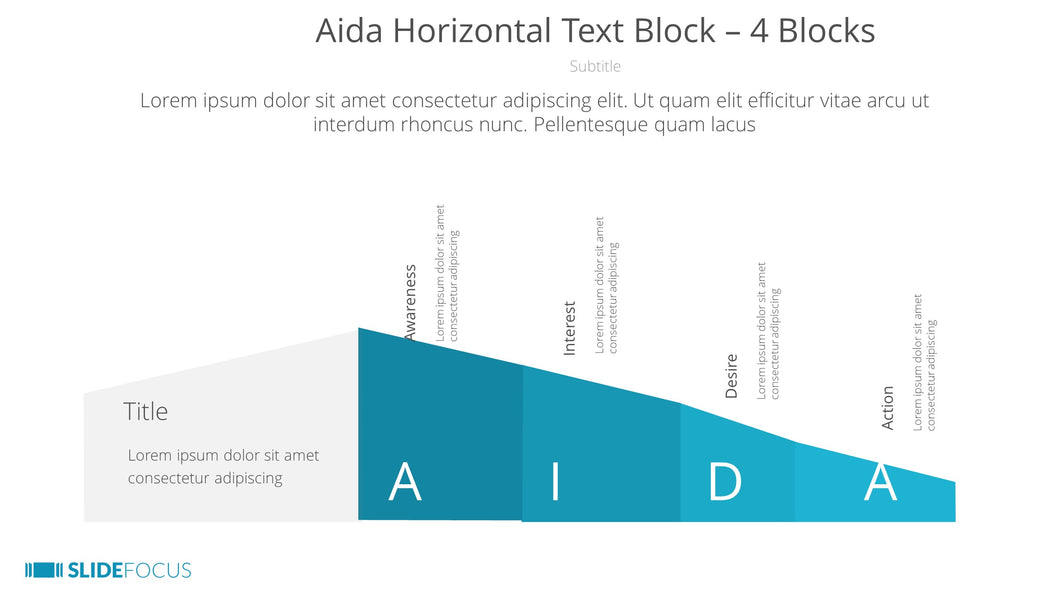 Aida Horizontal Text Block 4 Blocks