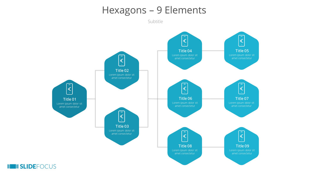 Hexagons 9 Elements