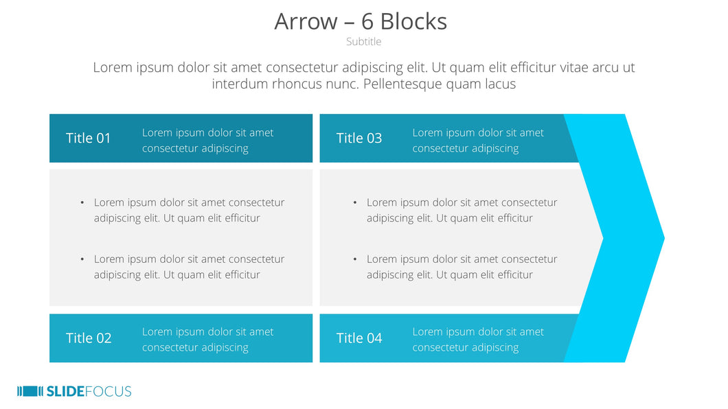 Arrow 6 Blocks