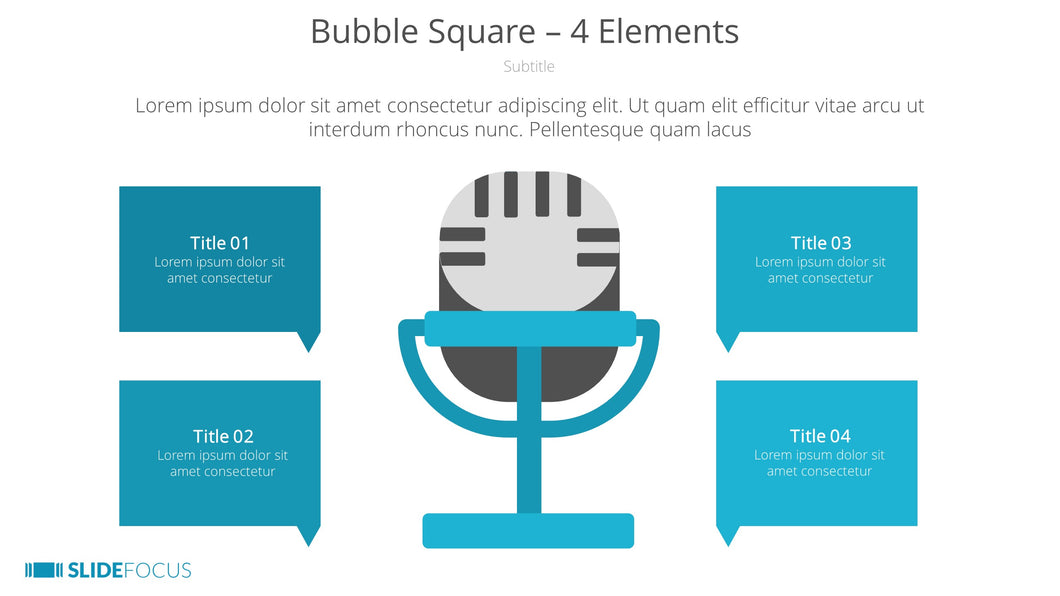 Bubble Square 4 Elements